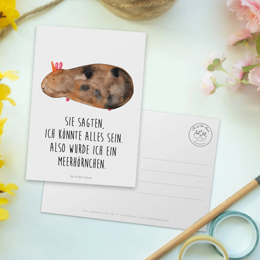 Postkarte Einhorn Meerschweinchen Postkarte, Karte, Geschenkkarte, Grußkarte, Einladung, Ansichtskarte, Geburtstagskarte, Einladungskarte, Dankeskarte, Ansichtskarten, Einladung Geburtstag, Einladungskarten Geburtstag, Einhorn, Einhörner, Einhorn Deko, Unicorn, Meerhörnchen, Meericorn, Meerschwein, Meerschweinchen