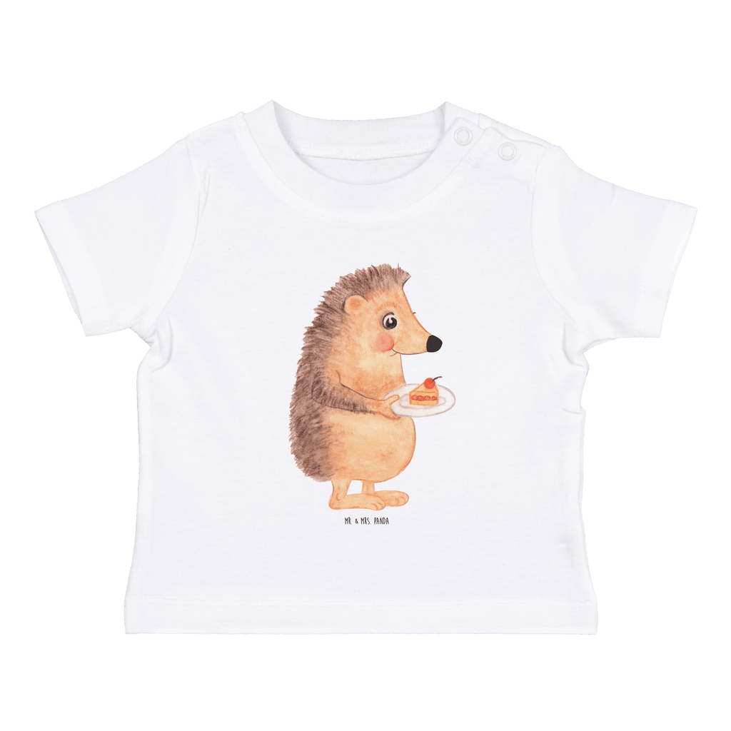 Organic Baby Shirt Igel Kuchenstück Baby T-Shirt, Jungen Baby T-Shirt, Mädchen Baby T-Shirt, Shirt, Tiermotive, Gute Laune, lustige Sprüche, Tiere, Igel, Essen Spruch, Kuchen, Backen Geschenk, Kuchen backen, Einladung Party, Geburtstagskuchen, Torte