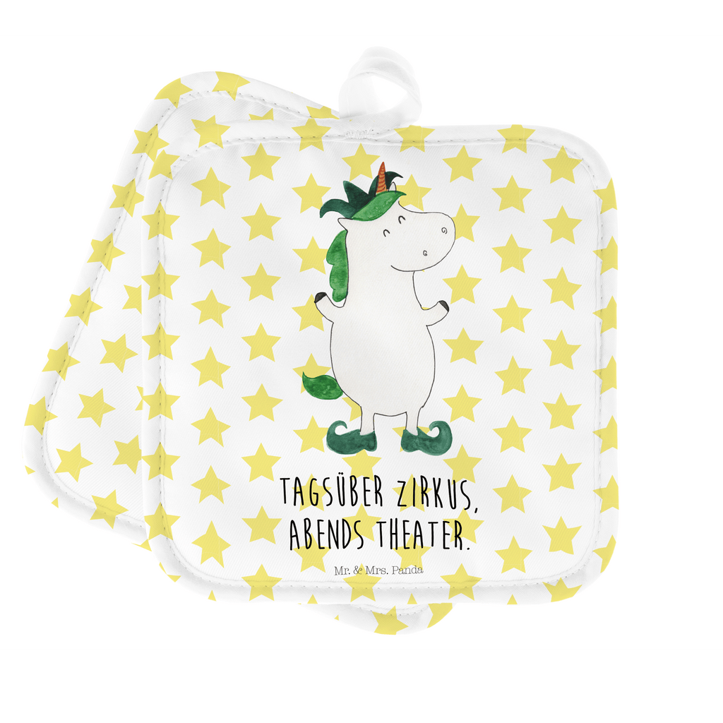 2er Set Topflappen  Einhorn Joker Topflappen, Topfuntersetzer, Ofenhandschuh, Topflappen Set, Topflappen lustig, Topflappen mit Spruch, Ofenhandschuhe, Topfhandschuhe, Topfhandschuh, Topflappenset, Topflappen 2er Set, Schöne Topflappen, Einhorn, Einhörner, Einhorn Deko, Pegasus, Unicorn, Hofnarr, Kasper, Gaukler, Mittelalter