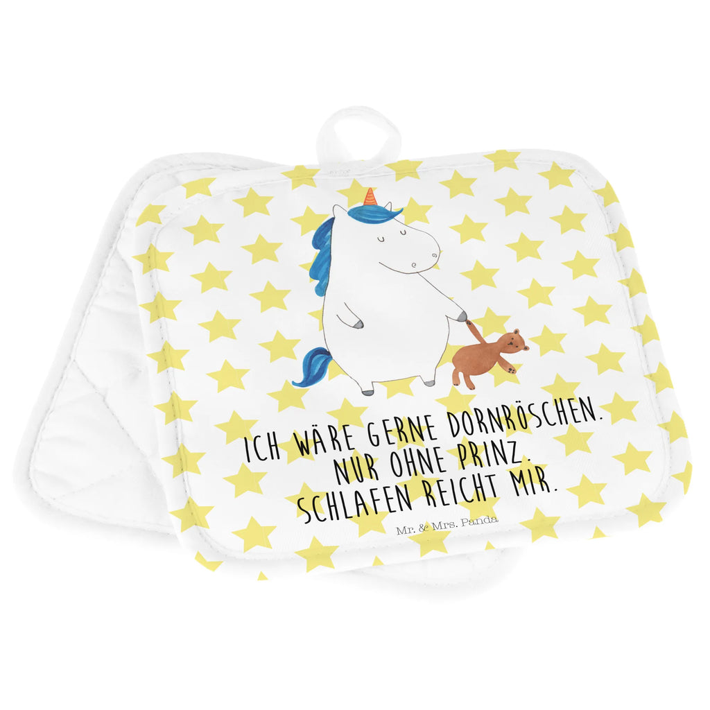 2er Set Topflappen  Einhorn Teddy Topflappen, Topfuntersetzer, Ofenhandschuh, Topflappen Set, Topflappen lustig, Topflappen mit Spruch, Ofenhandschuhe, Topfhandschuhe, Topfhandschuh, Topflappenset, Topflappen 2er Set, Schöne Topflappen, Einhorn, Einhörner, Einhorn Deko, Unicorn, schlafen, gute Nacht, Single, Bett, Träumen, Freundin, Singleleben