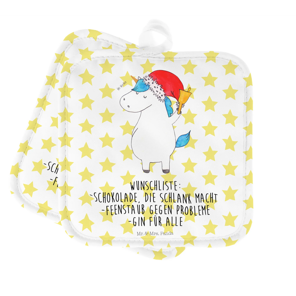 2er Set Topflappen  Einhorn Weihnachtsmann Topflappen, Topfuntersetzer, Ofenhandschuh, Topflappen Set, Topflappen lustig, Topflappen mit Spruch, Ofenhandschuhe, Topfhandschuhe, Topfhandschuh, Topflappenset, Topflappen 2er Set, Schöne Topflappen, Einhorn, Einhörner, Einhorn Deko, Pegasus, Unicorn, Gin, Schokolade, Schoki, Weihnachten, Weihnachtsmann, Nikolaus, Wunschzettel, Wunschliste, Feenstaub