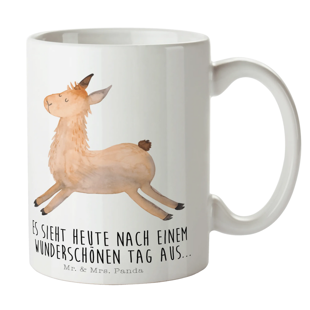 Tasse Lama Springen Tasse, Kaffeetasse, Teetasse, Becher, Kaffeebecher, Teebecher, Keramiktasse, Porzellantasse, Büro Tasse, Geschenk Tasse, Tasse Sprüche, Tasse Motive, Kaffeetassen, Tasse bedrucken, Designer Tasse, Cappuccino Tassen, Schöne Teetassen, Lama, Alpaka, Lamas, Lieblingstag, Happy day, fröhlich, Glück, Freundin, Liebeskummer, Neustart, guten Morgen, Start, Prüfung, Abitur