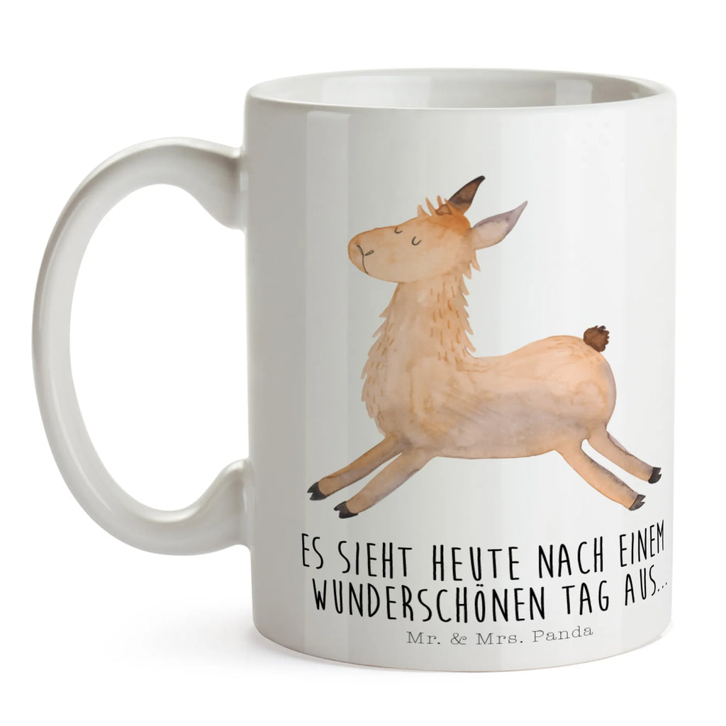 Tasse Lama Springen Tasse, Kaffeetasse, Teetasse, Becher, Kaffeebecher, Teebecher, Keramiktasse, Porzellantasse, Büro Tasse, Geschenk Tasse, Tasse Sprüche, Tasse Motive, Kaffeetassen, Tasse bedrucken, Designer Tasse, Cappuccino Tassen, Schöne Teetassen, Lama, Alpaka, Lamas, Lieblingstag, Happy day, fröhlich, Glück, Freundin, Liebeskummer, Neustart, guten Morgen, Start, Prüfung, Abitur