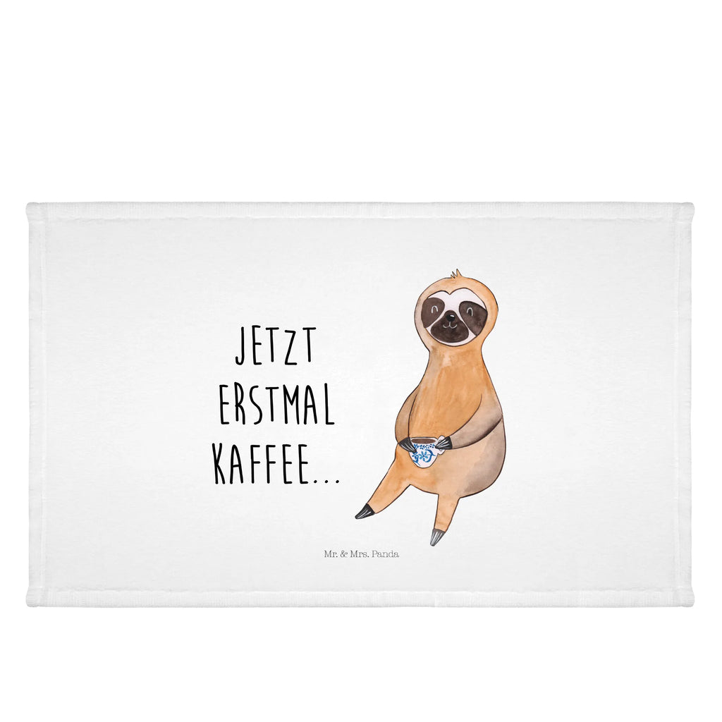 Handtuch Faultier Kaffee Handtuch, Badehandtuch, Badezimmer, Handtücher, groß, Kinder, Baby, Faultier, Faultier Geschenk, Faultier Deko, Faultiere, faul, Lieblingstier, Kaffee, erster Kaffee, Morgenmuffel, Frühaufsteher, Kaffeetasse, Genießer, Coffee, Kaffeegetränk