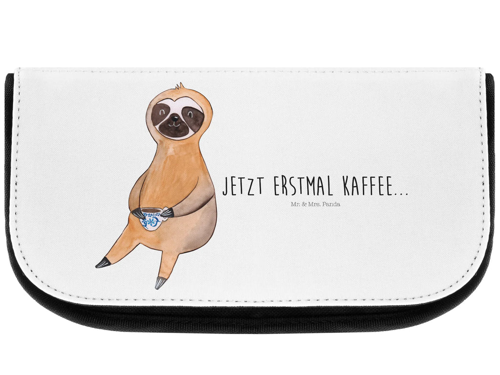 Kosmetiktasche Faultier Kaffee Kosmetikbeutel, Kulturtasche, Kulturbeutel, Schminktasche, Make-Up Tasche, Kosmetiktasche, Beauty Bag, Kosmetiktasche Damen, Make Up Tasche, Kosmetik Tasche, Kosmetiktasche Klein, Kleine Kosmetiktasche, Schminktasche Klein, Kosmetiktasche Mit Fächern, Schminktäschen, Schminke Tasche, Kosmetiktaschen Damen, Beauty Case, Schmink Täschchen, Faultier, Faultier Geschenk, Faultier Deko, Faultiere, faul, Lieblingstier, Kaffee, erster Kaffee, Morgenmuffel, Frühaufsteher, Kaffeetasse, Genießer, Coffee, Kaffeegetränk