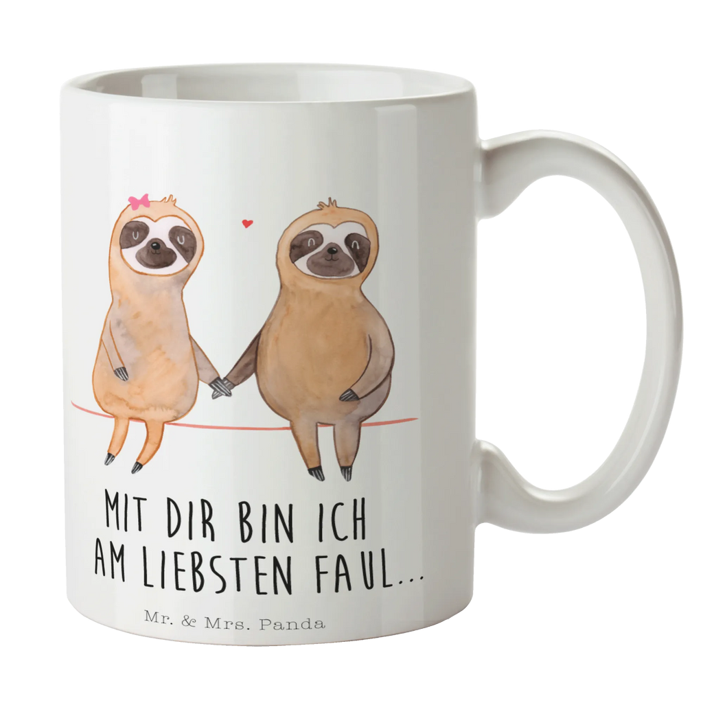 Tasse Faultier Pärchen Tasse, Kaffeetasse, Teetasse, Becher, Kaffeebecher, Teebecher, Keramiktasse, Porzellantasse, Büro Tasse, Geschenk Tasse, Tasse Sprüche, Tasse Motive, Kaffeetassen, Tasse bedrucken, Designer Tasse, Cappuccino Tassen, Schöne Teetassen, Faultier, Faultier Geschenk, Faultier Deko, Faultiere, faul, Lieblingstier, Liebe, Liebespaar, Faultierliebe, Faultierpärchen, verliebt, verlobt, gemeinsam, relaxen, Pärchen, Beziehung, Langsamkeit