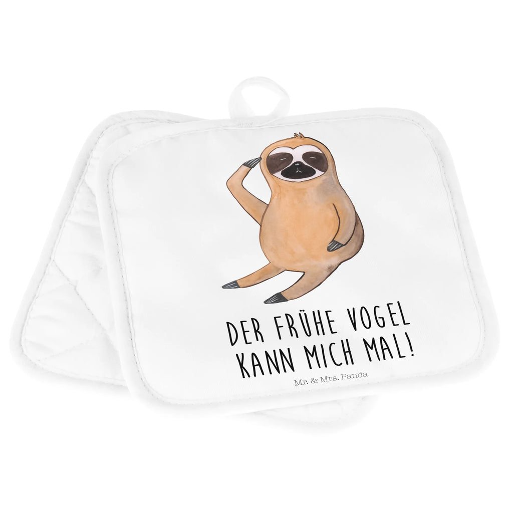 2er Set Topflappen  Faultier Vogel Topflappen, Topfuntersetzer, Ofenhandschuh, Topflappen Set, Topflappen lustig, Topflappen mit Spruch, Ofenhandschuhe, Topfhandschuhe, Topfhandschuh, Topflappenset, Topflappen 2er Set, Schöne Topflappen, Faultier, Faultier Geschenk, Faultier Deko, Faultiere, faul, Lieblingstier, Spinner, früher Vogel, der frühe Vogel, Frühaufsteher, Morgenmuffel, Vogel, Faultierwelt