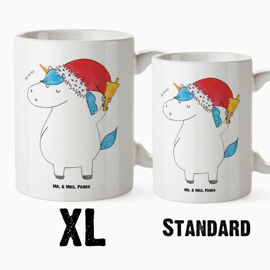 XL Tasse Einhorn Weihnachtsmann XL Tasse, Große Tasse, Grosse Kaffeetasse, XL Becher, XL Teetasse, spülmaschinenfest, Jumbo Tasse, Groß, Einhorn, Einhörner, Einhorn Deko, Pegasus, Unicorn, Gin, Schokolade, Schoki, Weihnachten, Weihnachtsmann, Nikolaus, Wunschzettel, Wunschliste, Feenstaub