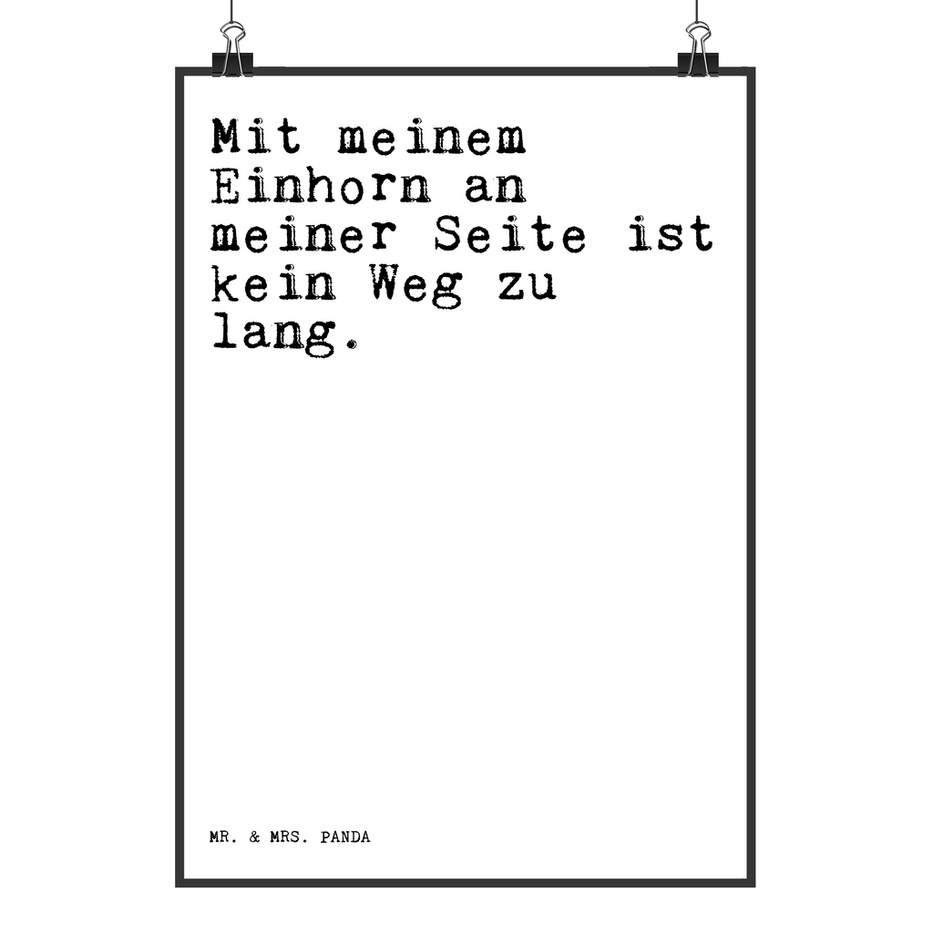 Poster Mit meinem Einhorn an... Poster, Wandposter, Bild, Wanddeko, Küchenposter, Kinderposter, Wanddeko Bild, Raumdekoration, Wanddekoration, Handgemaltes Poster, Mr. & Mrs. Panda Poster, Designposter, Kunstdruck, Posterdruck, Spruch, Sprüche, lustige Sprüche, Weisheiten, Zitate, Spruch Geschenke, Spruch Sprüche Weisheiten Zitate Lustig Weisheit Worte