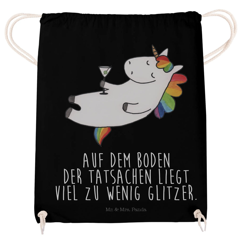 Sportbeutel Einhorn Cocktail Sportbeutel, Turnbeutel, Beutel, Sporttasche, Tasche, Stoffbeutel, Sportbeutel Kinder, Gymsack, Beutel Rucksack, Kleine Sporttasche, Sportzubehör, Turnbeutel Baumwolle, Einhorn, Einhörner, Einhorn Deko, Pegasus, Unicorn, Party, Spaß, Feiern, Caipirinha, Rum, Cuba Libre, Sekt, Freundin, Geburtstag, lustig, witzig, Spruch, Glitzer