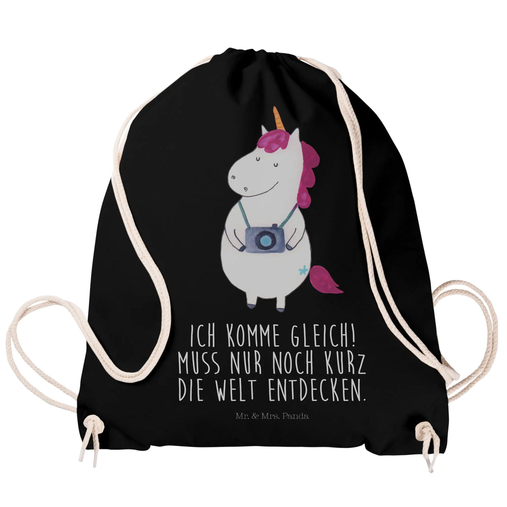 Sportbeutel Einhorn Fotograf Sportbeutel, Turnbeutel, Beutel, Sporttasche, Tasche, Stoffbeutel, Sportbeutel Kinder, Gymsack, Beutel Rucksack, Kleine Sporttasche, Sportzubehör, Turnbeutel Baumwolle, Einhorn, Einhörner, Einhorn Deko, Pegasus, Unicorn, Fotograf, Fotografie, Kamera, Reisen, Weltreise, Weltenbummler, Urlaub, Tourist, Kurztrip, Reise, Städtereise