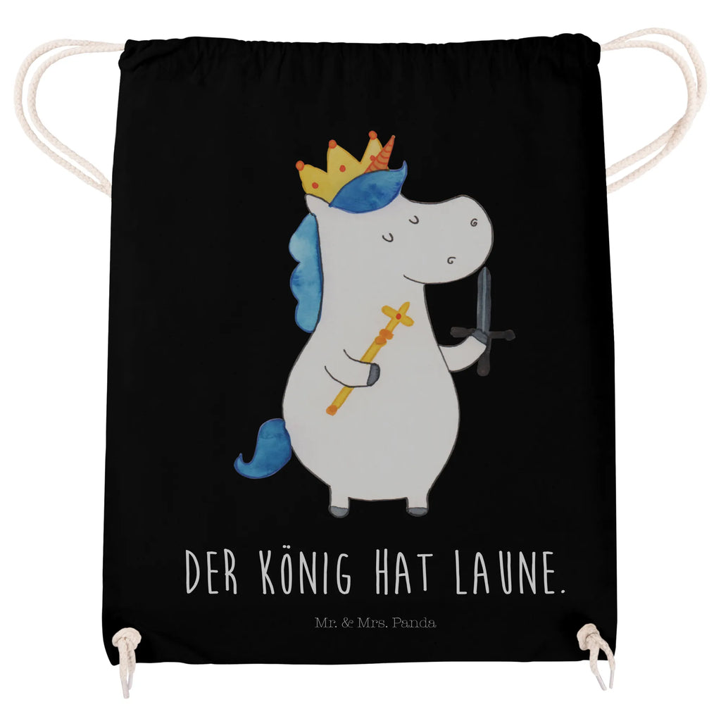 Sportbeutel Einhorn König mit Schwert Sportbeutel, Turnbeutel, Beutel, Sporttasche, Tasche, Stoffbeutel, Sportbeutel Kinder, Gymsack, Beutel Rucksack, Kleine Sporttasche, Sportzubehör, Turnbeutel Baumwolle, Einhorn, Einhörner, Einhorn Deko, Pegasus, Unicorn, König, Ritter, Mittelalter