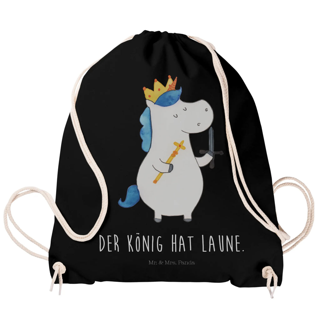 Sportbeutel Einhorn König mit Schwert Sportbeutel, Turnbeutel, Beutel, Sporttasche, Tasche, Stoffbeutel, Sportbeutel Kinder, Gymsack, Beutel Rucksack, Kleine Sporttasche, Sportzubehör, Turnbeutel Baumwolle, Einhorn, Einhörner, Einhorn Deko, Pegasus, Unicorn, König, Ritter, Mittelalter