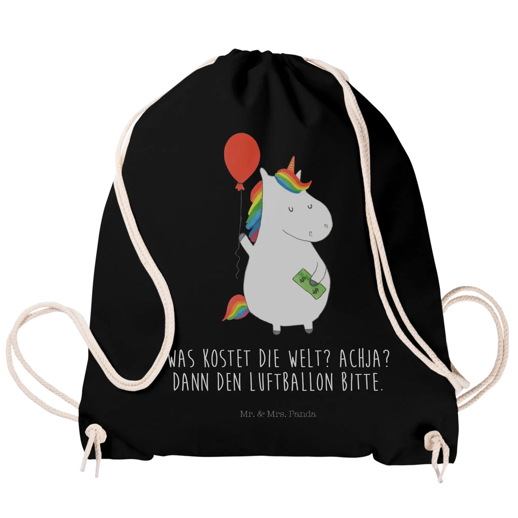 Sportbeutel Einhorn Luftballon Sportbeutel, Turnbeutel, Beutel, Sporttasche, Tasche, Stoffbeutel, Sportbeutel Kinder, Gymsack, Beutel Rucksack, Kleine Sporttasche, Sportzubehör, Turnbeutel Baumwolle, Einhorn, Einhörner, Einhorn Deko, Pegasus, Unicorn, Luftballon, Geld, Lebenslust, Freude, Geschenk, Freundin