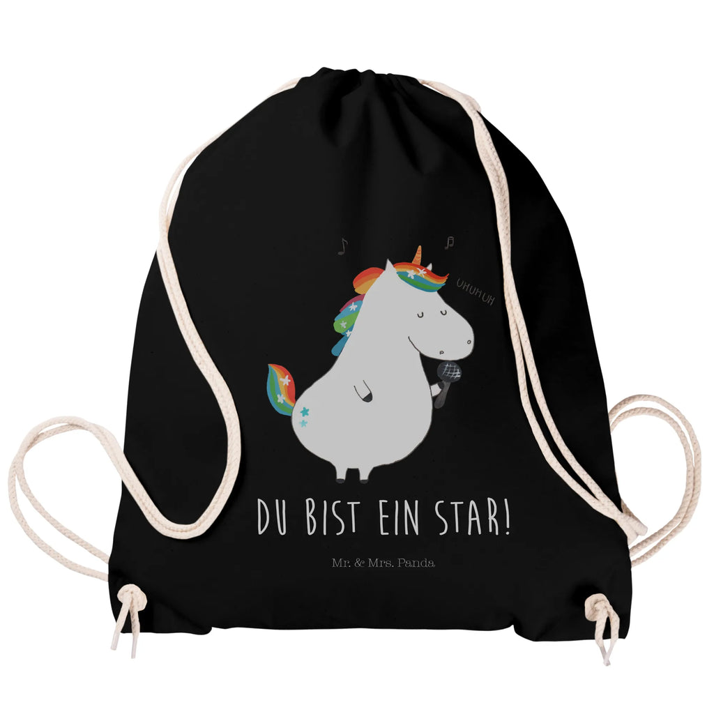 Sportbeutel Einhorn Sänger Sportbeutel, Turnbeutel, Beutel, Sporttasche, Tasche, Stoffbeutel, Sportbeutel Kinder, Gymsack, Beutel Rucksack, Kleine Sporttasche, Sportzubehör, Turnbeutel Baumwolle, Einhorn, Einhörner, Einhorn Deko, Pegasus, Unicorn, Glitzer, Konfetti, Party, Geburtstag, Feier, Fest, Disco, Sängerin, Sänger, Freundin