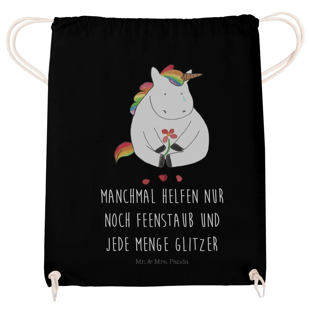 Sportbeutel Einhorn Traurig Sportbeutel, Turnbeutel, Beutel, Sporttasche, Tasche, Stoffbeutel, Sportbeutel Kinder, Gymsack, Beutel Rucksack, Kleine Sporttasche, Sportzubehör, Turnbeutel Baumwolle, Einhorn, Einhörner, Einhorn Deko, Pegasus, Unicorn, Glitzer, Trösten. Freundschaft, Freunde, Liebe, Trauer, Grußkarte, Blume