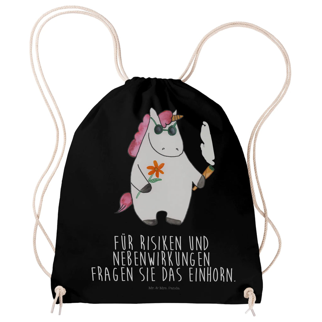 Sportbeutel Einhorn Woodstock Sportbeutel, Turnbeutel, Beutel, Sporttasche, Tasche, Stoffbeutel, Sportbeutel Kinder, Gymsack, Beutel Rucksack, Kleine Sporttasche, Sportzubehör, Turnbeutel Baumwolle, Einhorn, Einhörner, Einhorn Deko, Pegasus, Unicorn, Kiffen, Joint, Zigarette, Alkohol, Party, Spaß. lustig, witzig, Woodstock