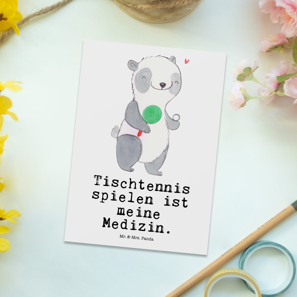 Postkarte Panda Tischtennis Medizin Postkarte, Karte, Geschenkkarte, Grußkarte, Einladung, Ansichtskarte, Geburtstagskarte, Einladungskarte, Dankeskarte, Ansichtskarten, Einladung Geburtstag, Einladungskarten Geburtstag, Geschenk, Sport, Sportart, Hobby, Schenken, Danke, Dankeschön, Auszeichnung, Gewinn, Sportler, Tischtennis, Tischtennis Bund, Tischtennis Verein, Ballsport