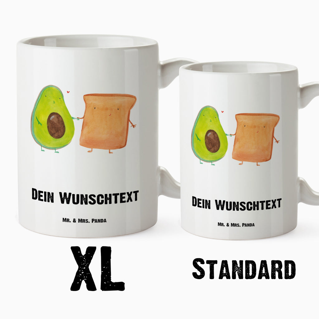 Personalisierte XL Tasse Avocado + Toast Personalisierte XL Tasse, Personalisierte Große Tasse, Personalisierte Grosse Kaffeetasse, PErsonalisierter XL Becher, XL Teetasse mit Namen, XL Becher mit Namen, spülmaschinenfest, Jumbo Tasse, Groß, Personalisiert, XL Tasse mit Namen, XL Namenstasse, Jumbo Namenstasse, Avocado, Veggie, Vegan, Gesund, Toast, Toastbrot, Liebespaar, Pärchen, Freund, Freundin, Verlobt, Verlobungsparty, Hochzeit, Hochzeitsgeschenk, Jahrestag, Jahrestagsgeschenk