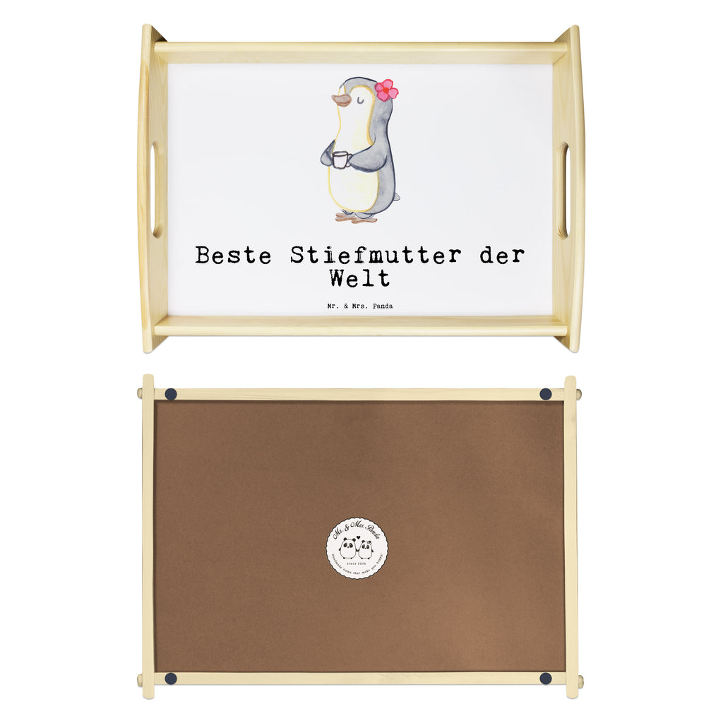 Serviertablett Pinguin Beste Stiefmutter der Welt Serviertablett, Tablett, Holztablett, Küchentablett, Dekotablett, Frühstückstablett, für, Dankeschön, Geschenk, Schenken, Geburtstag, Geburtstagsgeschenk, Geschenkidee, Danke, Bedanken, Mitbringsel, Freude machen, Geschenktipp, Stiefmutter, Stief Mutter, Stiefmama, Mami, Mutter, Muttertag, Mutti, Mama, Tochter, Sohn, Beste