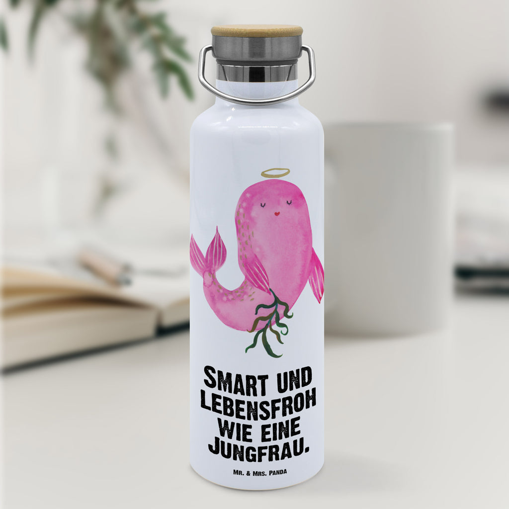 Trinkflasche Sternzeichen Jungfrau Thermosflasche, Isolierflasche, Edelstahl, Trinkflasche, isoliert, Wamrhaltefunktion, Sportflasche, Flasche zum Sport, Sportlerflasche, Tierkreiszeichen, Sternzeichen, Horoskop, Astrologie, Aszendent, Jungfrau, Jungfer, Geschenk, Jungfrau Sternzeichen, Geschenk September, Geschenk August, Geburtstag September, Geburtstag August, Meerjungfrau