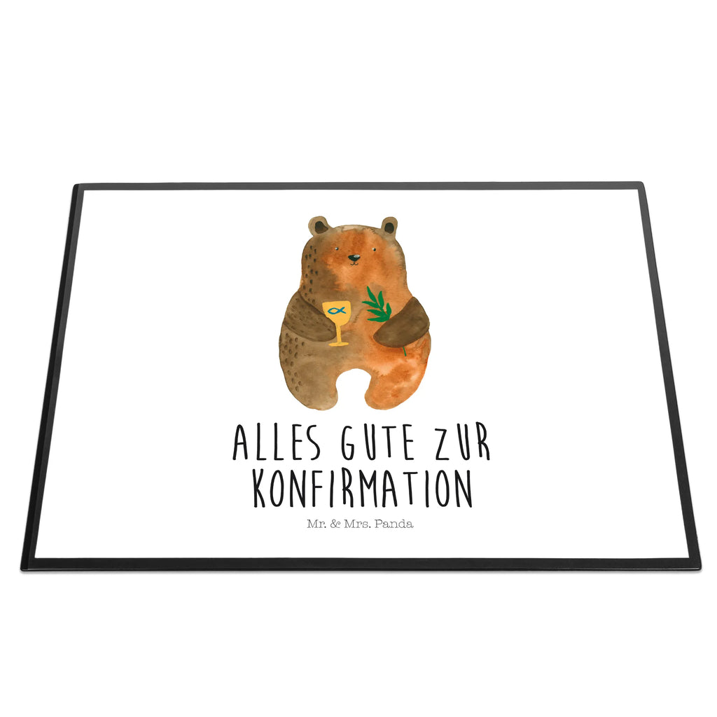 Schreibtischunterlage Bär Konfirmation Schreibunterlage, Schreibtischauflage, Bürobedarf, Büroartikel, Schreibwaren, Schreibtisch Unterlagen, Schreibtischunterlage Groß, Bär, Teddy, Teddybär, Konfirmation, Kirche, evangelisch, Gottesdienst