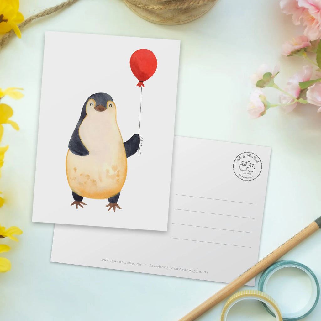 Postkarte Pinguin Luftballon Postkarte, Karte, Geschenkkarte, Grußkarte, Einladung, Ansichtskarte, Geburtstagskarte, Einladungskarte, Dankeskarte, Ansichtskarten, Einladung Geburtstag, Einladungskarten Geburtstag, Pinguin, Pinguine, Luftballon, Tagträume, Lebenslust, Geschenk Freundin, Geschenkidee, beste Freundin, Motivation, Neustart, neues Leben, Liebe, Glück