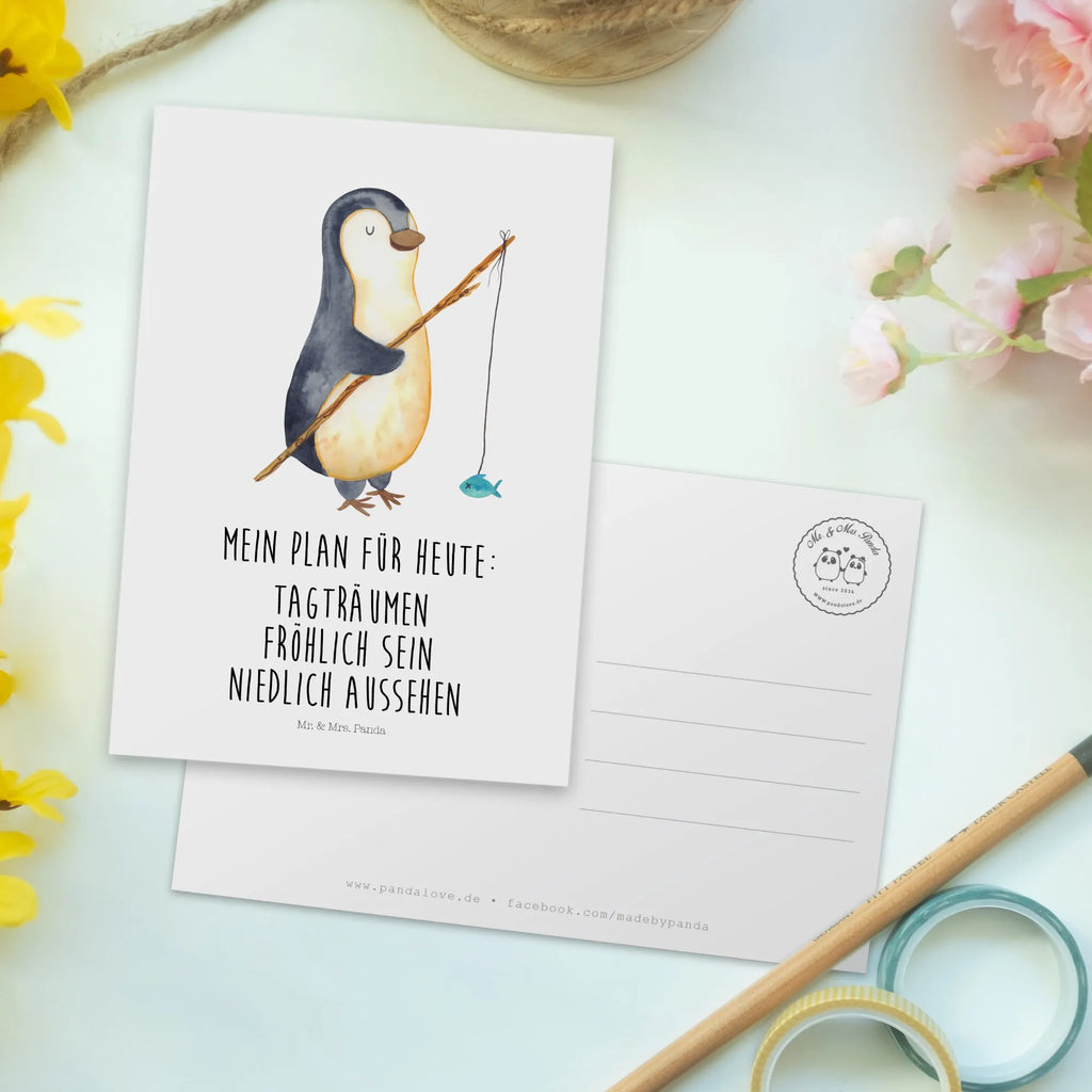 Postkarte Pinguin Angler Postkarte, Karte, Geschenkkarte, Grußkarte, Einladung, Ansichtskarte, Geburtstagskarte, Einladungskarte, Dankeskarte, Ansichtskarten, Einladung Geburtstag, Einladungskarten Geburtstag, Pinguin, Pinguine, Angeln, Angler, Tagträume, Hobby, Plan, Planer, Tagesplan, Neustart, Motivation, Geschenk, Freundinnen, Geschenkidee, Urlaub, Wochenende