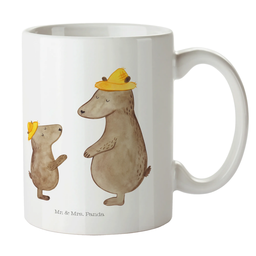 Tasse Bären mit Hut Tasse, Kaffeetasse, Teetasse, Becher, Kaffeebecher, Teebecher, Keramiktasse, Porzellantasse, Büro Tasse, Geschenk Tasse, Tasse Sprüche, Tasse Motive, Kaffeetassen, Tasse bedrucken, Designer Tasse, Cappuccino Tassen, Schöne Teetassen, Familie, Vatertag, Muttertag, Bruder, Schwester, Mama, Papa, Oma, Opa, Bär, Bären, Vater, Papi, Paps, Dad, Daddy, Lieblingsmensch, Sohn, Söhne, Kind, Kinder, Vater-Sohn, Family, Vorbild