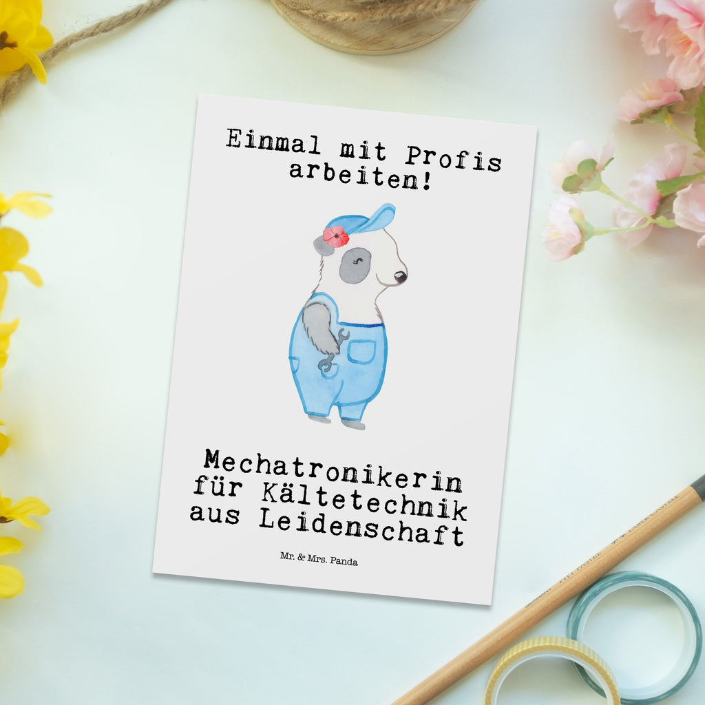 Postkarte Mechatronikerin für Kältetechnik aus Leidenschaft Postkarte, Karte, Geschenkkarte, Grußkarte, Einladung, Ansichtskarte, Geburtstagskarte, Einladungskarte, Dankeskarte, Ansichtskarten, Einladung Geburtstag, Einladungskarten Geburtstag, Beruf, Ausbildung, Jubiläum, Abschied, Rente, Kollege, Kollegin, Geschenk, Schenken, Arbeitskollege, Mitarbeiter, Firma, Danke, Dankeschön, Mechatronikerin für Kältetechnik, Gesellenprüfung