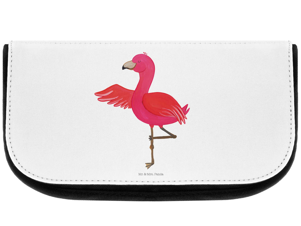 Kosmetiktasche Flamingo Yoga Kosmetikbeutel, Kulturtasche, Kulturbeutel, Schminktasche, Make-Up Tasche, Kosmetiktasche, Beauty Bag, Kosmetiktasche Damen, Make Up Tasche, Kosmetik Tasche, Kosmetiktasche Klein, Kleine Kosmetiktasche, Schminktasche Klein, Kosmetiktasche Mit Fächern, Schminktäschen, Schminke Tasche, Kosmetiktaschen Damen, Beauty Case, Schmink Täschchen, Flamingo, Vogel, Yoga, Namaste, Achtsamkeit, Yoga-Übung, Entspannung, Ärger, Aufregen, Tiefenentspannung