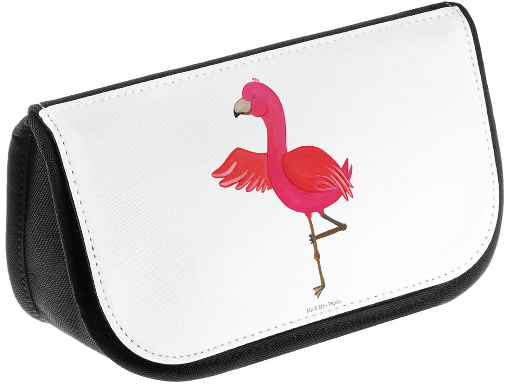 Kosmetiktasche Flamingo Yoga Kosmetikbeutel, Kulturtasche, Kulturbeutel, Schminktasche, Make-Up Tasche, Kosmetiktasche, Beauty Bag, Kosmetiktasche Damen, Make Up Tasche, Kosmetik Tasche, Kosmetiktasche Klein, Kleine Kosmetiktasche, Schminktasche Klein, Kosmetiktasche Mit Fächern, Schminktäschen, Schminke Tasche, Kosmetiktaschen Damen, Beauty Case, Schmink Täschchen, Flamingo, Vogel, Yoga, Namaste, Achtsamkeit, Yoga-Übung, Entspannung, Ärger, Aufregen, Tiefenentspannung