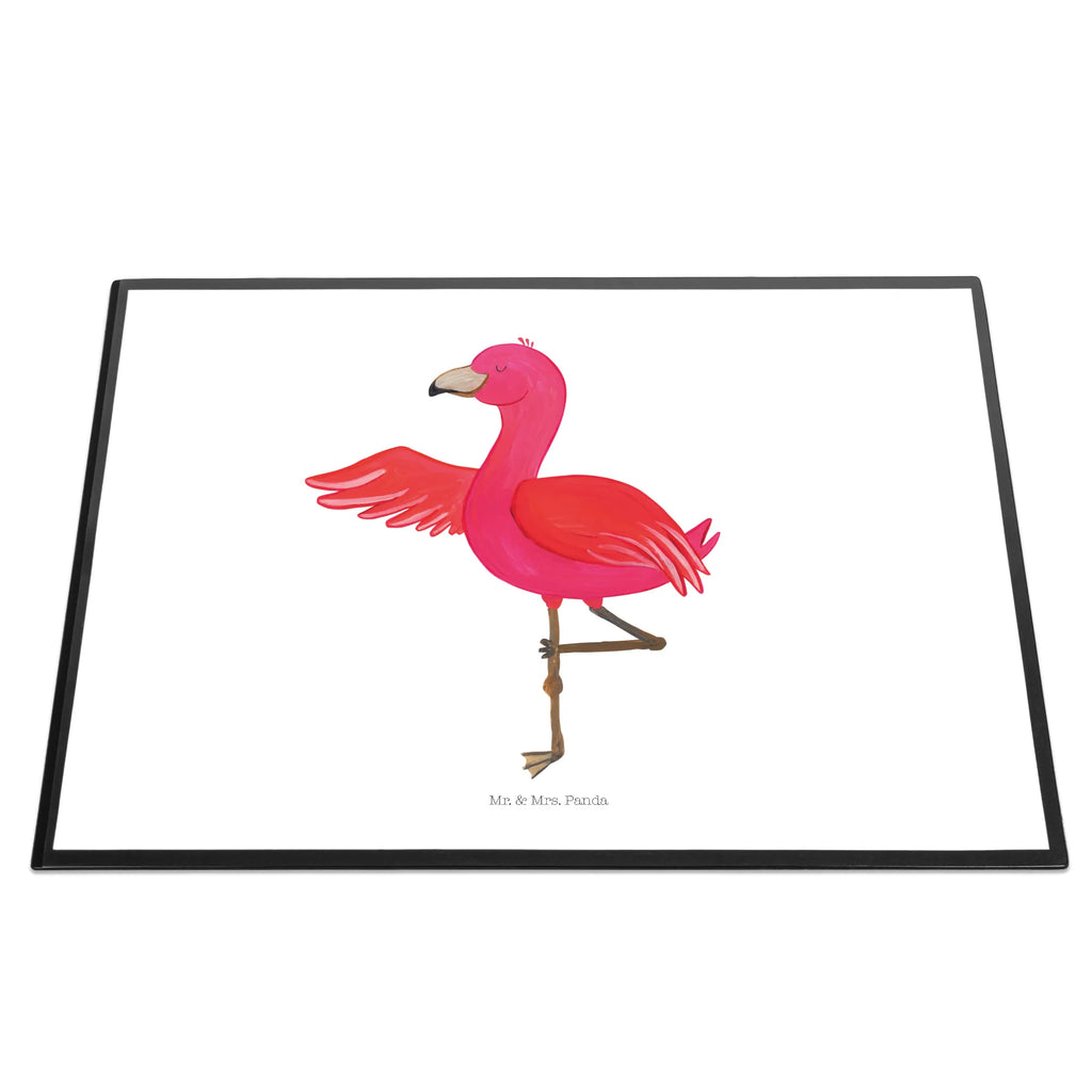 Schreibtischunterlage Flamingo Yoga Schreibunterlage, Schreibtischauflage, Bürobedarf, Büroartikel, Schreibwaren, Schreibtisch Unterlagen, Schreibtischunterlage Groß, Flamingo, Vogel, Yoga, Namaste, Achtsamkeit, Yoga-Übung, Entspannung, Ärger, Aufregen, Tiefenentspannung