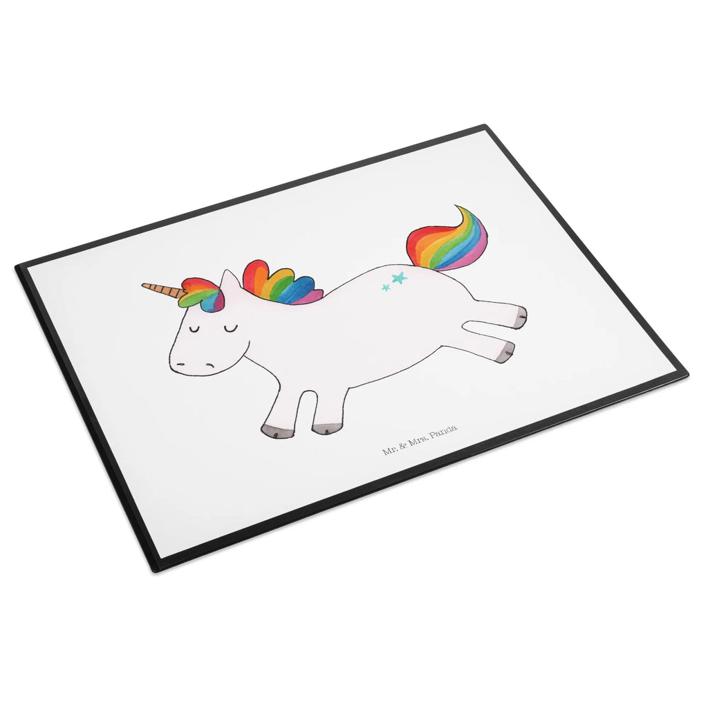 Schreibtischunterlage Einhorn Happy Schreibunterlage, Schreibtischauflage, Bürobedarf, Büroartikel, Schreibwaren, Schreibtisch Unterlagen, Schreibtischunterlage Groß, Einhorn, Einhörner, Einhorn Deko, Unicorn, glücklich, fröhlich, Spaß, Freude, Lebensfreude, witzig, spannend, Lächeln, Lachen