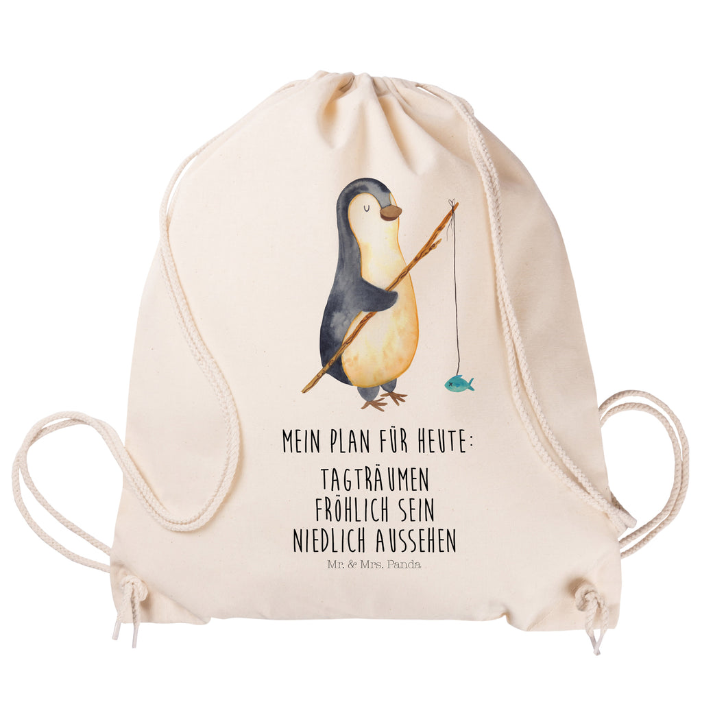 Sportbeutel Pinguin Angler Sportbeutel, Turnbeutel, Beutel, Sporttasche, Tasche, Stoffbeutel, Sportbeutel Kinder, Gymsack, Beutel Rucksack, Kleine Sporttasche, Sportzubehör, Turnbeutel Baumwolle, Pinguin, Pinguine, Angeln, Angler, Tagträume, Hobby, Plan, Planer, Tagesplan, Neustart, Motivation, Geschenk, Freundinnen, Geschenkidee, Urlaub, Wochenende