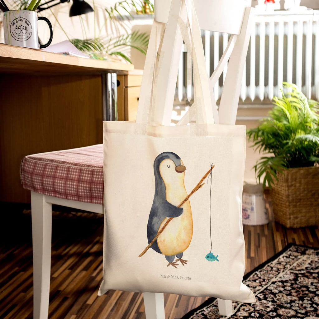 Tragetasche Pinguin Angler Beuteltasche, Beutel, Einkaufstasche, Jutebeutel, Stoffbeutel, Tasche, Shopper, Umhängetasche, Strandtasche, Schultertasche, Stofftasche, Tragetasche, Badetasche, Jutetasche, Einkaufstüte, Laptoptasche, Pinguin, Pinguine, Angeln, Angler, Tagträume, Hobby, Plan, Planer, Tagesplan, Neustart, Motivation, Geschenk, Freundinnen, Geschenkidee, Urlaub, Wochenende