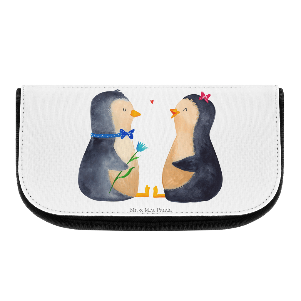 Kosmetiktasche Pinguin Pärchen Kosmetikbeutel, Kulturtasche, Kulturbeutel, Schminktasche, Make-Up Tasche, Kosmetiktasche, Beauty Bag, Kosmetiktasche Damen, Make Up Tasche, Kosmetik Tasche, Kosmetiktasche Klein, Kleine Kosmetiktasche, Schminktasche Klein, Kosmetiktasche Mit Fächern, Schminktäschen, Schminke Tasche, Kosmetiktaschen Damen, Beauty Case, Schmink Täschchen, Pinguin, Pinguine, Liebe, Liebespaar, Liebesbeweis, Liebesgeschenk, Verlobung, Jahrestag, Hochzeitstag, Hochzeit, Hochzeitsgeschenk, große Liebe, Traumpaar