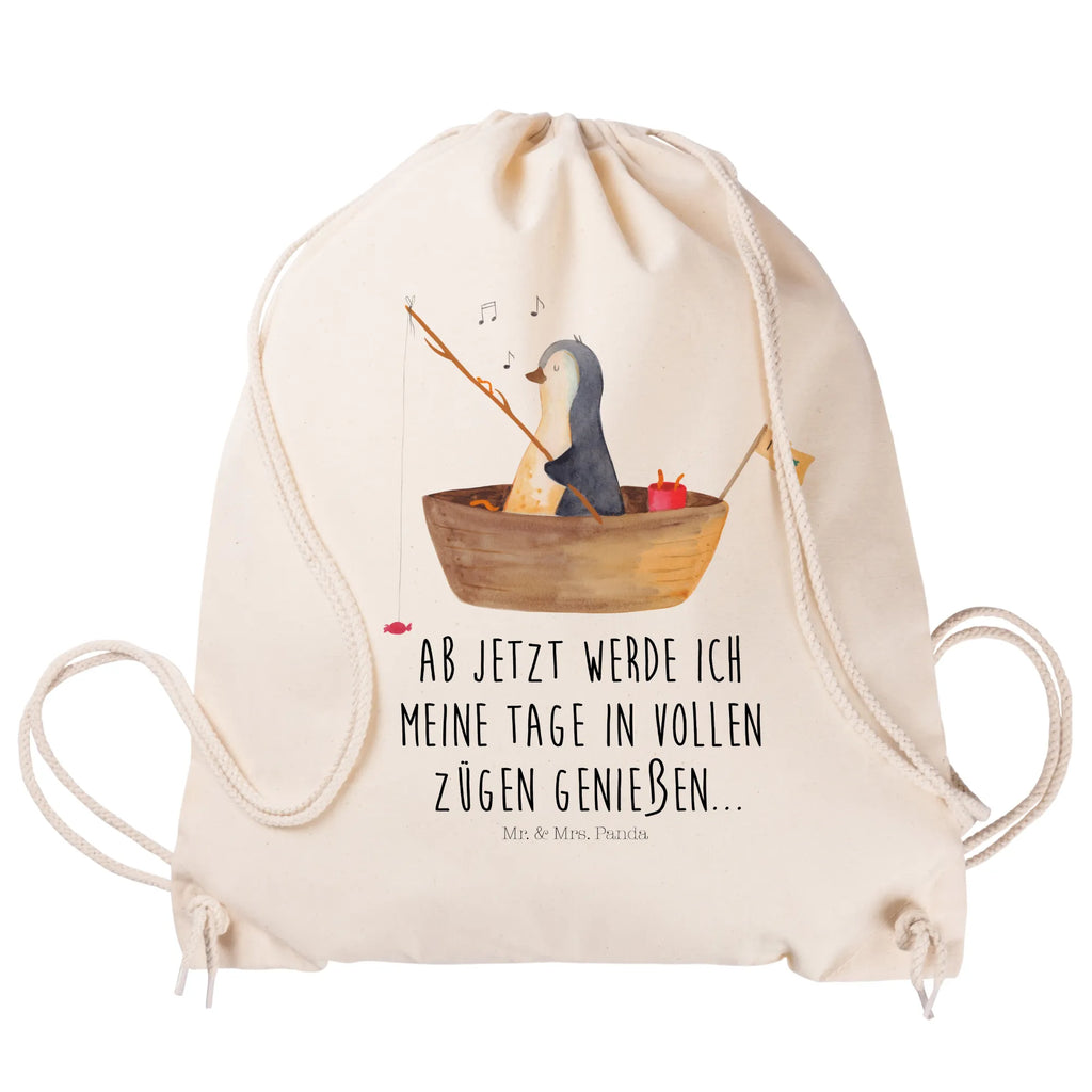 Sportbeutel Pinguin Angelboot Sportbeutel, Turnbeutel, Beutel, Sporttasche, Tasche, Stoffbeutel, Sportbeutel Kinder, Gymsack, Beutel Rucksack, Kleine Sporttasche, Sportzubehör, Turnbeutel Baumwolle, Pinguin, Pinguine, Angeln, Boot, Angelboot, Lebenslust, Leben, genießen, Motivation, Neustart, Neuanfang, Trennung, Scheidung, Geschenkidee Liebeskummer