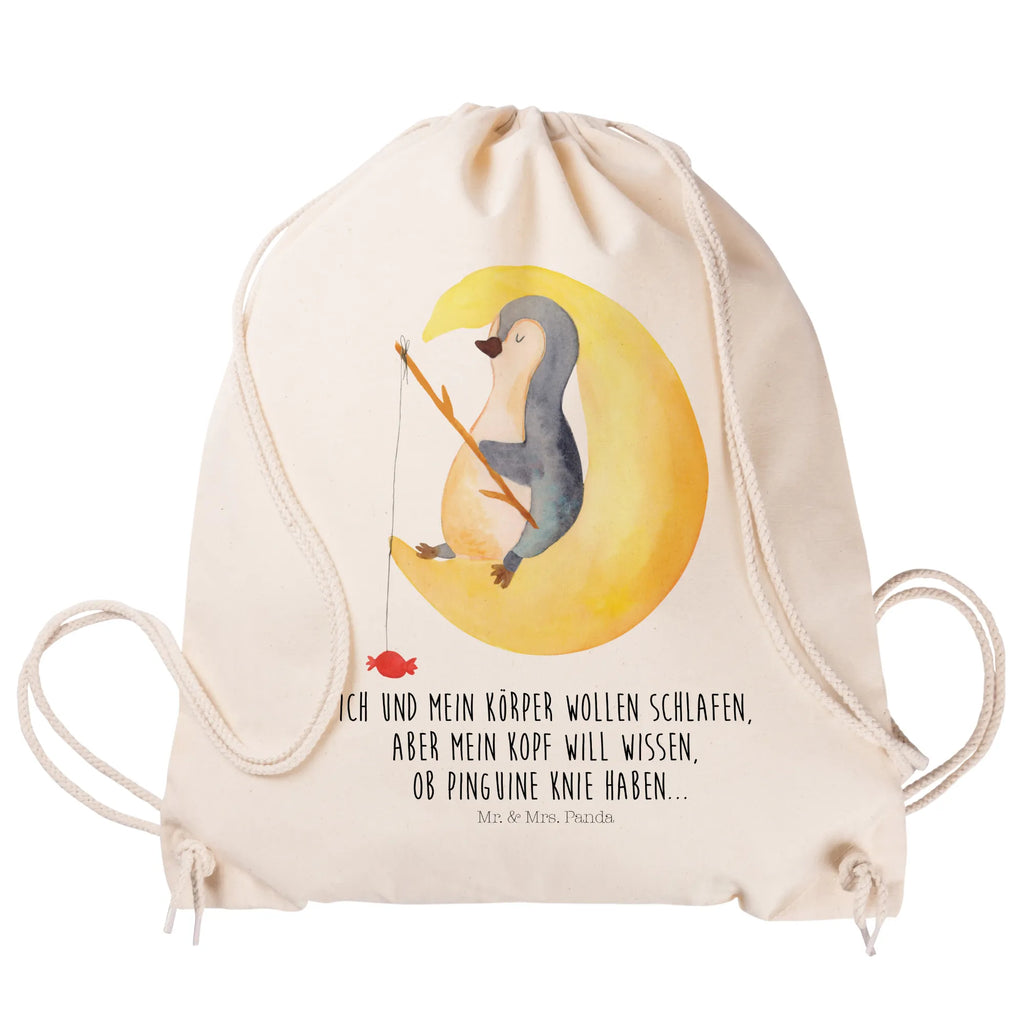 Sportbeutel Pinguin Mond Sportbeutel, Turnbeutel, Beutel, Sporttasche, Tasche, Stoffbeutel, Sportbeutel Kinder, Gymsack, Beutel Rucksack, Kleine Sporttasche, Sportzubehör, Turnbeutel Baumwolle, Pinguin, Pinguine, Spruch, schlafen, Nachtruhe, Einschlafen, Schlafzimmer, Schlafstörungen, Gästezimmer