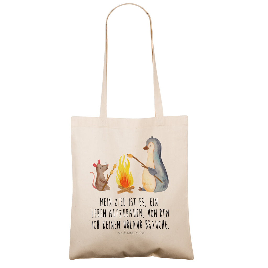 Tragetasche Pinguin Lagerfeuer Beuteltasche, Beutel, Einkaufstasche, Jutebeutel, Stoffbeutel, Tasche, Shopper, Umhängetasche, Strandtasche, Schultertasche, Stofftasche, Tragetasche, Badetasche, Jutetasche, Einkaufstüte, Laptoptasche, Pinguin, Maus, Pinguine, Lagerfeuer, Leben, Arbeit, Job, Motivation, Büro, Büroalltag, Lebensspruch, Lebensmotivation, Neustart, Liebe, grillen, Feuer, Marshmallows