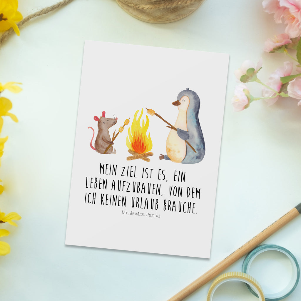 Postkarte Pinguin Lagerfeuer Postkarte, Karte, Geschenkkarte, Grußkarte, Einladung, Ansichtskarte, Geburtstagskarte, Einladungskarte, Dankeskarte, Ansichtskarten, Einladung Geburtstag, Einladungskarten Geburtstag, Pinguin, Maus, Pinguine, Lagerfeuer, Leben, Arbeit, Job, Motivation, Büro, Büroalltag, Lebensspruch, Lebensmotivation, Neustart, Liebe, grillen, Feuer, Marshmallows