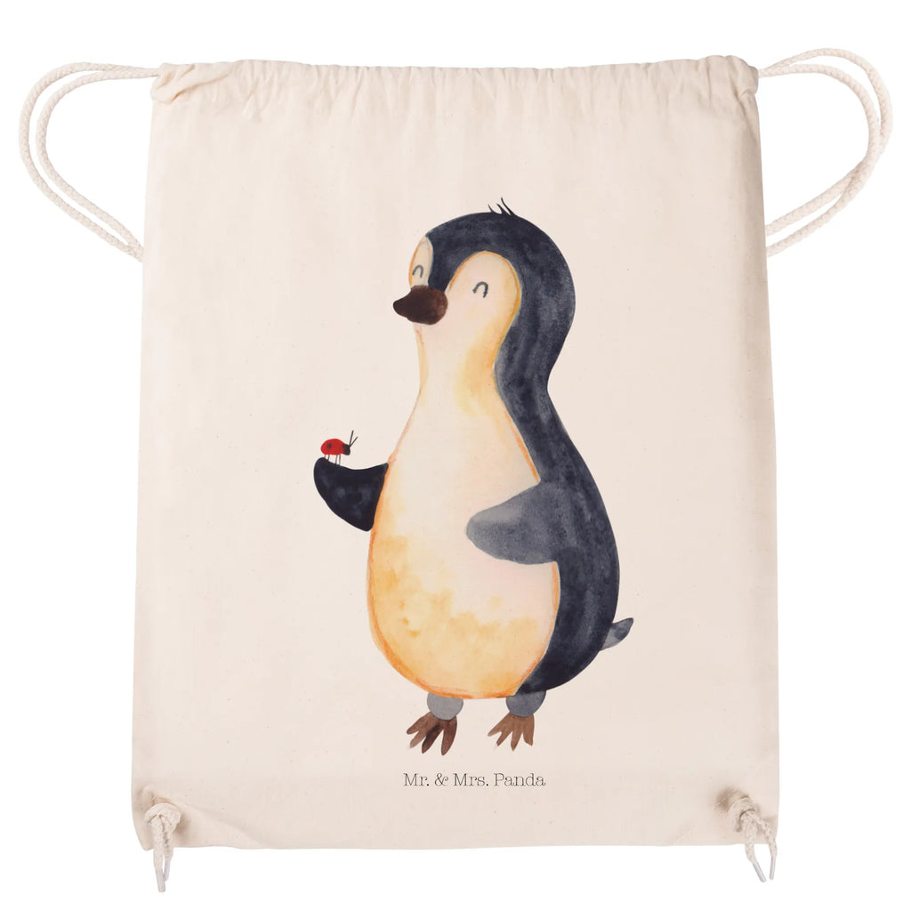 Sportbeutel Pinguin Marienkäfer Sportbeutel, Turnbeutel, Beutel, Sporttasche, Tasche, Stoffbeutel, Sportbeutel Kinder, Gymsack, Beutel Rucksack, Kleine Sporttasche, Sportzubehör, Turnbeutel Baumwolle, Pinguin, Pinguine, Marienkäfer, Liebe, Wunder, Glück, Freude, Lebensfreude