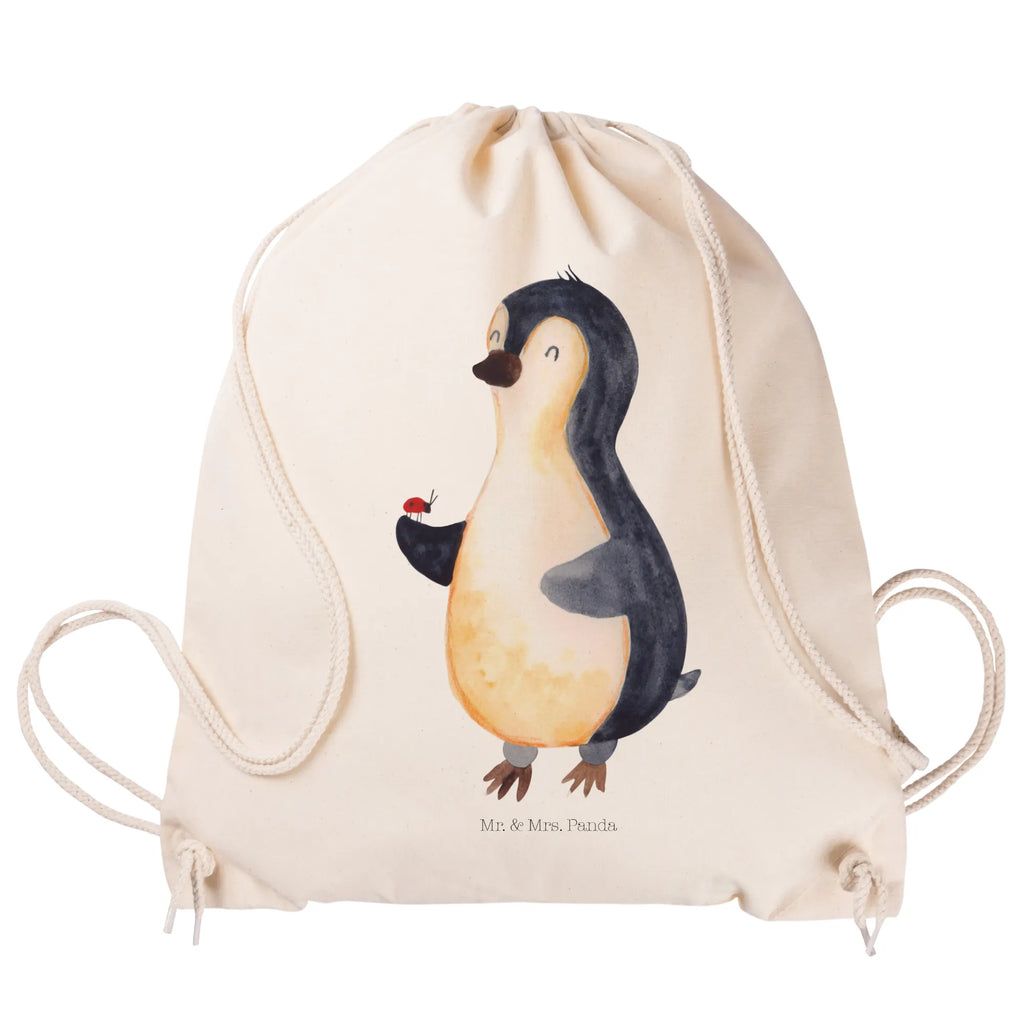 Sportbeutel Pinguin Marienkäfer Sportbeutel, Turnbeutel, Beutel, Sporttasche, Tasche, Stoffbeutel, Sportbeutel Kinder, Gymsack, Beutel Rucksack, Kleine Sporttasche, Sportzubehör, Turnbeutel Baumwolle, Pinguin, Pinguine, Marienkäfer, Liebe, Wunder, Glück, Freude, Lebensfreude