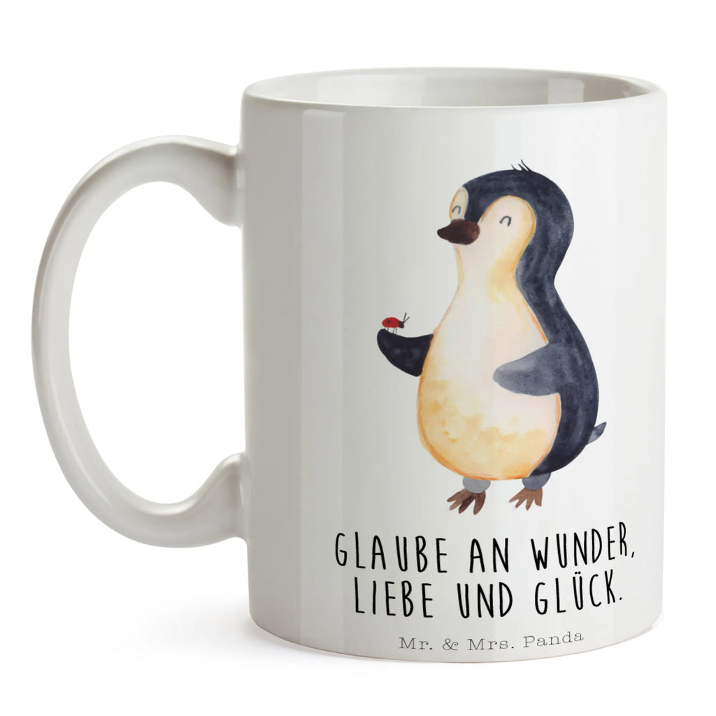 Tasse Pinguin Marienkäfer Tasse, Kaffeetasse, Teetasse, Becher, Kaffeebecher, Teebecher, Keramiktasse, Porzellantasse, Büro Tasse, Geschenk Tasse, Tasse Sprüche, Tasse Motive, Kaffeetassen, Tasse bedrucken, Designer Tasse, Cappuccino Tassen, Schöne Teetassen, Pinguin, Pinguine, Marienkäfer, Liebe, Wunder, Glück, Freude, Lebensfreude