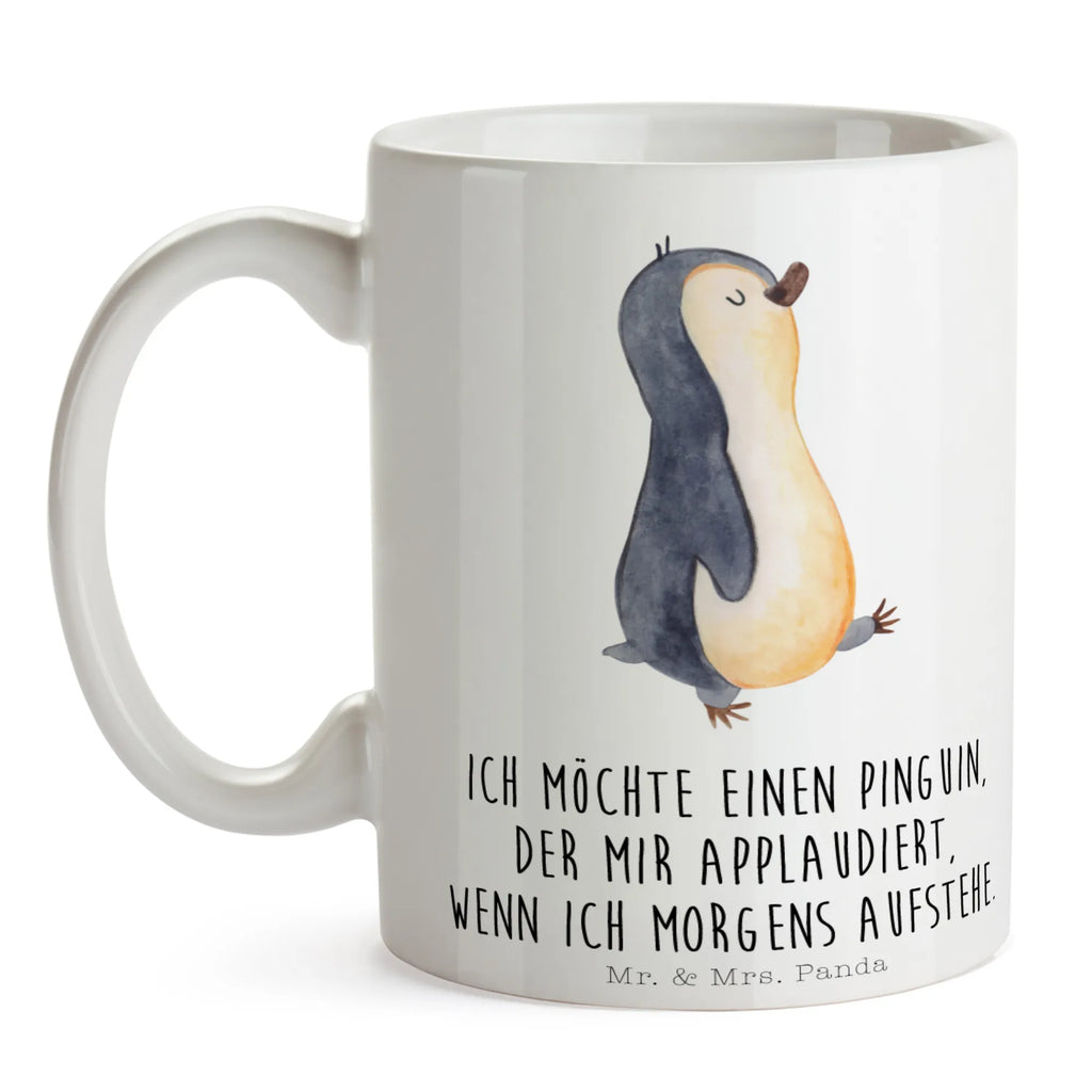 Tasse Pinguin marschieren Tasse, Kaffeetasse, Teetasse, Becher, Kaffeebecher, Teebecher, Keramiktasse, Porzellantasse, Büro Tasse, Geschenk Tasse, Tasse Sprüche, Tasse Motive, Kaffeetassen, Tasse bedrucken, Designer Tasse, Cappuccino Tassen, Schöne Teetassen, Pinguin, Pinguine, Frühaufsteher, Langschläfer, Bruder, Schwester, Familie