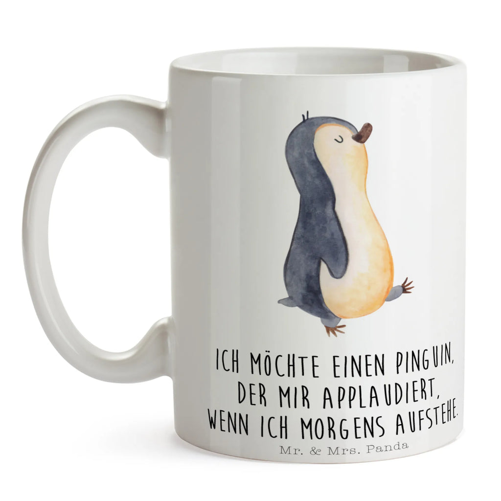 Tasse Pinguin marschieren Tasse, Kaffeetasse, Teetasse, Becher, Kaffeebecher, Teebecher, Keramiktasse, Porzellantasse, Büro Tasse, Geschenk Tasse, Tasse Sprüche, Tasse Motive, Kaffeetassen, Tasse bedrucken, Designer Tasse, Cappuccino Tassen, Schöne Teetassen, Pinguin, Pinguine, Frühaufsteher, Langschläfer, Bruder, Schwester, Familie