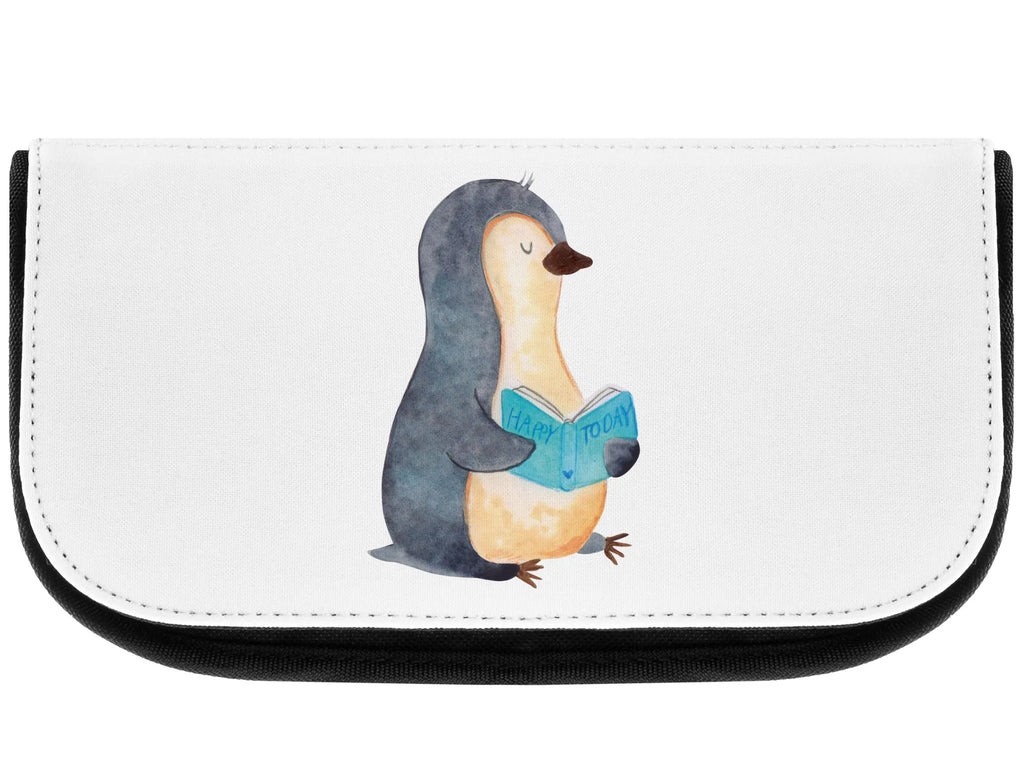 Kosmetiktasche Pinguin Buch Kosmetikbeutel, Kulturtasche, Kulturbeutel, Schminktasche, Make-Up Tasche, Kosmetiktasche, Beauty Bag, Kosmetiktasche Damen, Make Up Tasche, Kosmetik Tasche, Kosmetiktasche Klein, Kleine Kosmetiktasche, Schminktasche Klein, Kosmetiktasche Mit Fächern, Schminktäschen, Schminke Tasche, Kosmetiktaschen Damen, Beauty Case, Schmink Täschchen, Pinguin, Pinguine, Buch, Lesen, Bücherwurm, Nichtstun, Faulenzen, Ferien, Urlaub, Freizeit