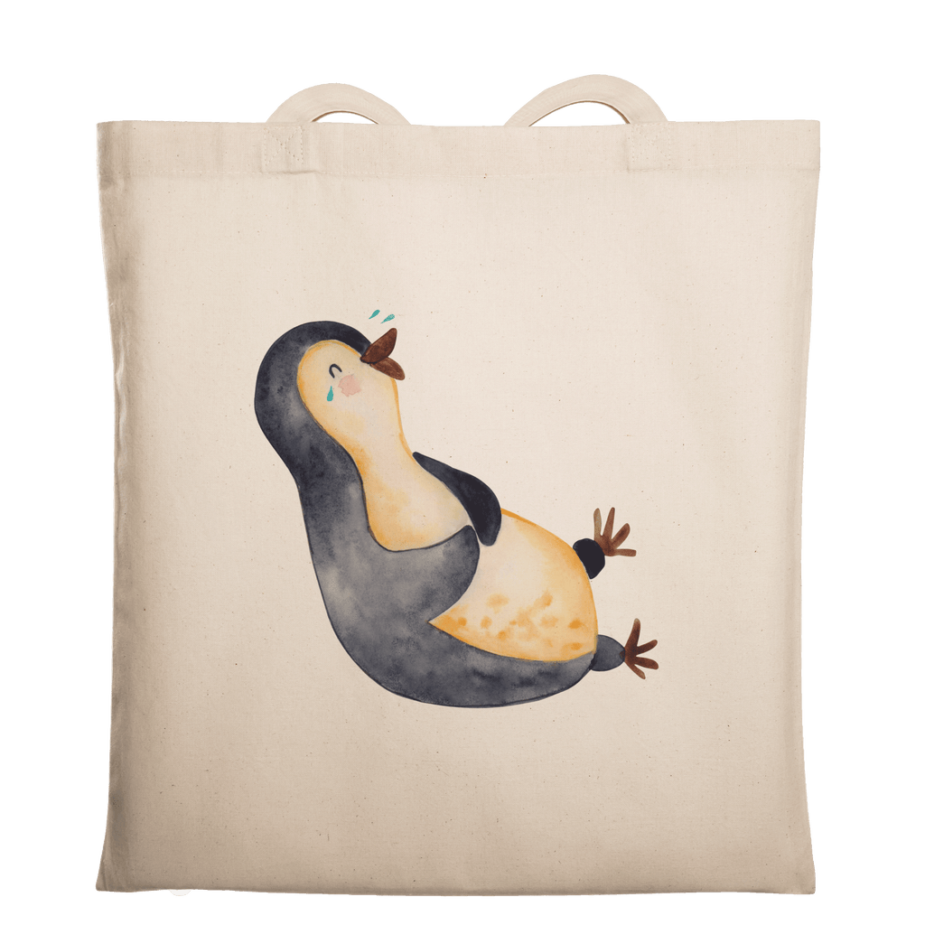 Tragetasche Pinguin Lachen Beuteltasche, Beutel, Einkaufstasche, Jutebeutel, Stoffbeutel, Tasche, Shopper, Umhängetasche, Strandtasche, Schultertasche, Stofftasche, Tragetasche, Badetasche, Jutetasche, Einkaufstüte, Laptoptasche, Pinguin, Pinguine, lustiger Spruch, Optimismus, Fröhlich, Lachen, Humor, Fröhlichkeit