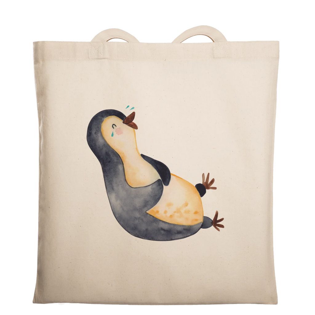 Tragetasche Pinguin Lachen Beuteltasche, Beutel, Einkaufstasche, Jutebeutel, Stoffbeutel, Tasche, Shopper, Umhängetasche, Strandtasche, Schultertasche, Stofftasche, Tragetasche, Badetasche, Jutetasche, Einkaufstüte, Laptoptasche, Pinguin, Pinguine, lustiger Spruch, Optimismus, Fröhlich, Lachen, Humor, Fröhlichkeit