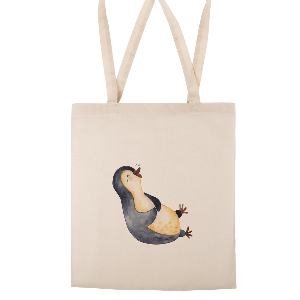 Tragetasche Pinguin Lachen Beuteltasche, Beutel, Einkaufstasche, Jutebeutel, Stoffbeutel, Tasche, Shopper, Umhängetasche, Strandtasche, Schultertasche, Stofftasche, Tragetasche, Badetasche, Jutetasche, Einkaufstüte, Laptoptasche, Pinguin, Pinguine, lustiger Spruch, Optimismus, Fröhlich, Lachen, Humor, Fröhlichkeit